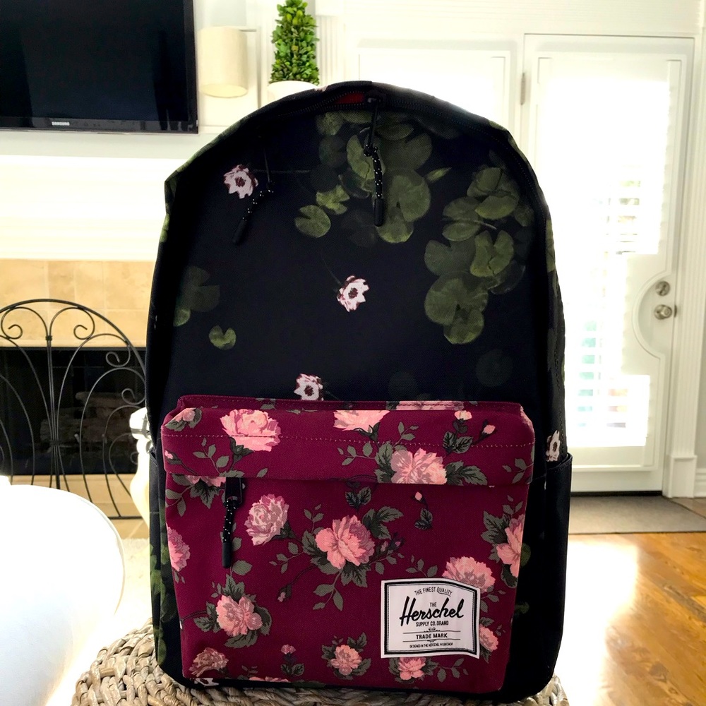 Herschel floral backpack